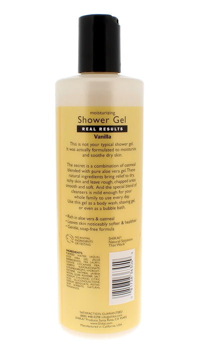 Shikai  Moisturizing Shower Gel Vanilla  1 Each  12 Oz