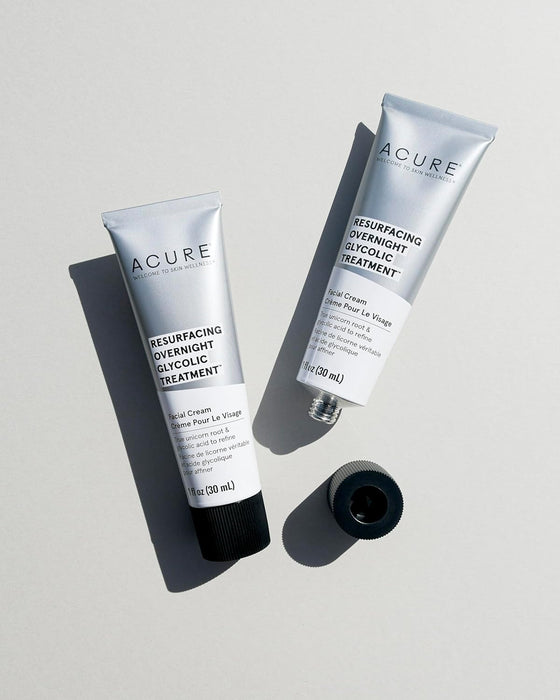 Acure  Resurfacing Overnight Glycolic Treatment  1 Each  1 Oz