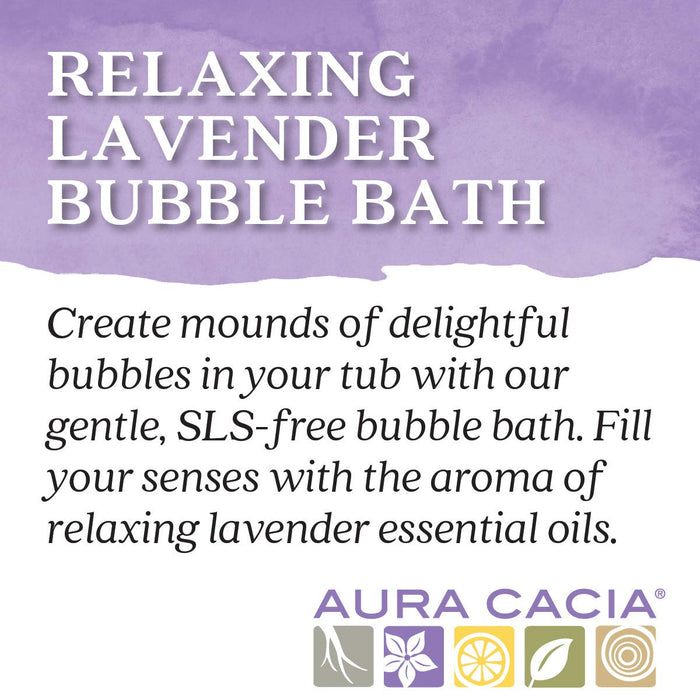 Aura Cacia Aromatherapy Bubble Bath Relaxing Lavender 13 Oz