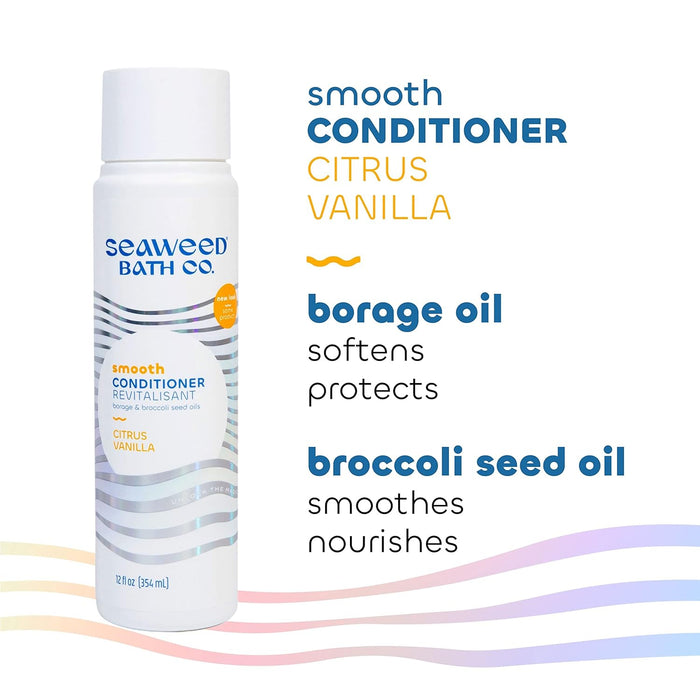 Seaweed Bath Co  Conditioner Smoothing Citrus Vanilla  1 Each  12 Oz