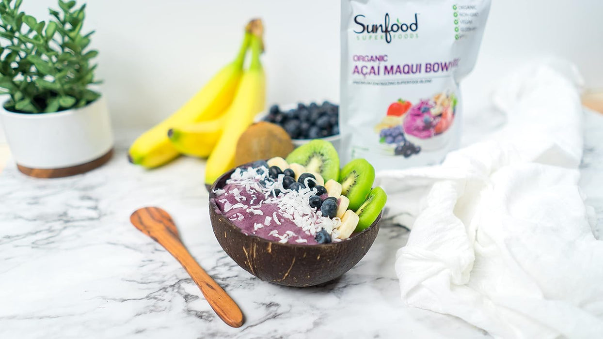 Sunfood Superfoods  Organic Acai Maqui Mix  1 Each  6 Oz