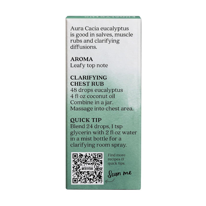 Aura Cacia  Eucalyptus Clearing Essential Oil   .5 Fl Oz