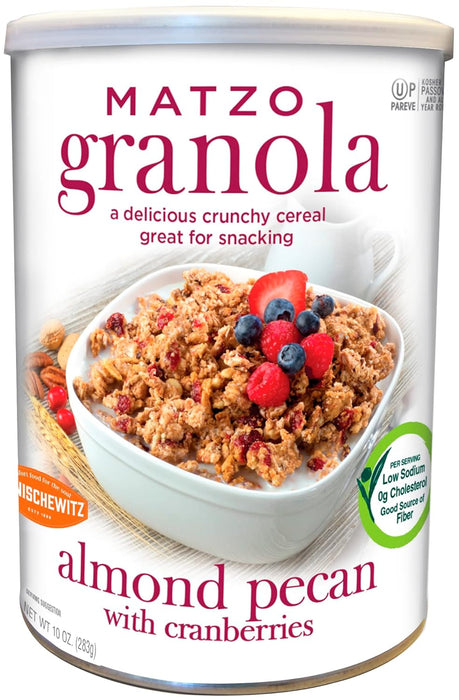 Manischewitz Granola Almond Pecan Granola With Cranberries 10 OZ