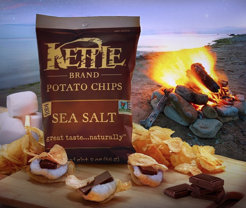 Kettle Brand  Sea Salt Potato Chips  5 Oz