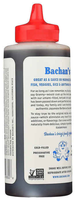 Bachan's  Japanese Barbeque Sauce Gluten Free  17 oz