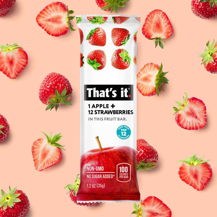 That`S It  Fruit Bar Apple And Strawberry   1.2 Oz