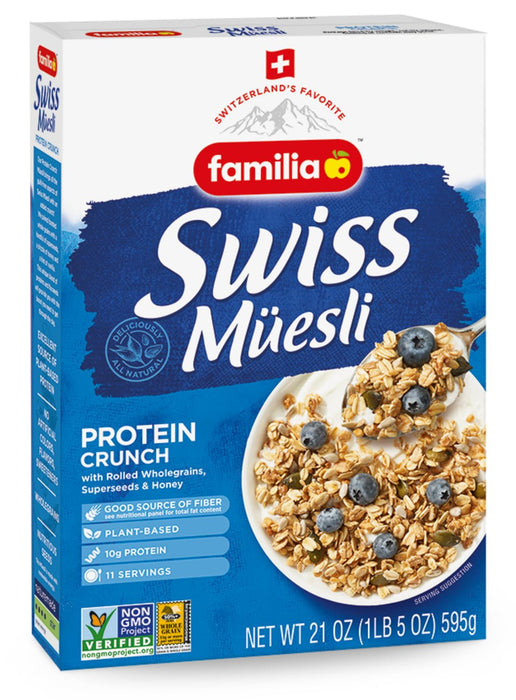 Familia  Swiss Muesli Protein Crunch   21 Oz