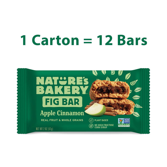 Nature'S Bakery  Whole Wheat Fig Bar Apple Cinnamon  2 Oz