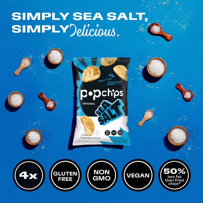 Popchips  Potato Chip Sea Salt  5 Oz