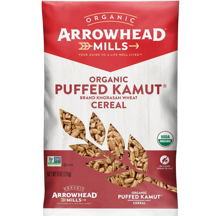 Arrowhead Mills  Organic Puffed Kamut Cereal   6 Oz