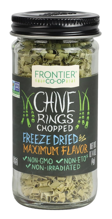 Frontier Nat Prod Co-Op  Chives Freeze Dried Cut And Sifted  1 Each  0.14 Oz