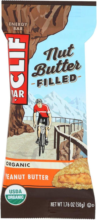 Clif Bar  Organic Nut Butter Filled Energy Bar Peanut Butter   1.76 Oz