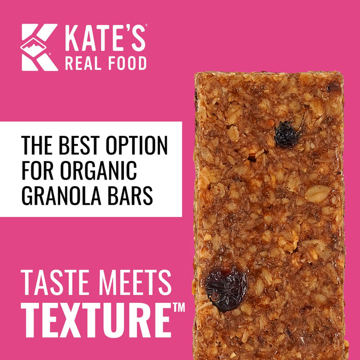 Kate`S Real Food  Organic Bar Cranberry Almond Oatmeal   2.2 Oz