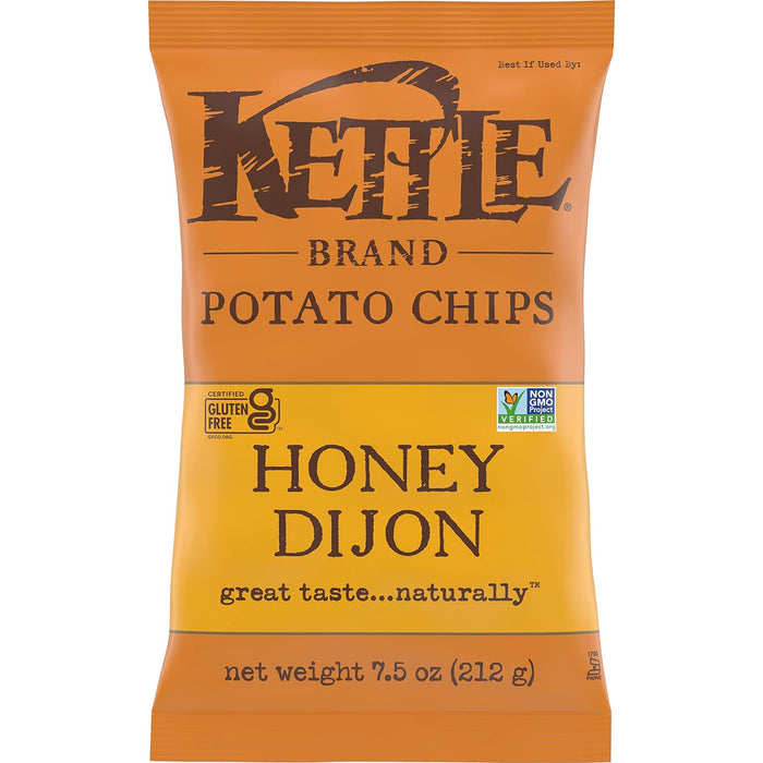 Kettle Brand  Potato Chips Honey Dijon  7.5 Oz