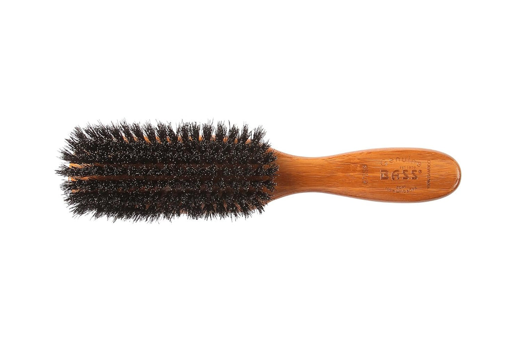 Bass Brushes  Semi Oval Wild Boar Soft Brush  1 Each  1 Ct