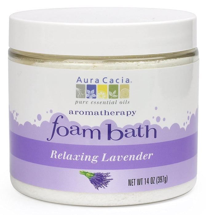 Aura Cacia Foam Bath  Relaxing Lavender 1 Each 14 Oz