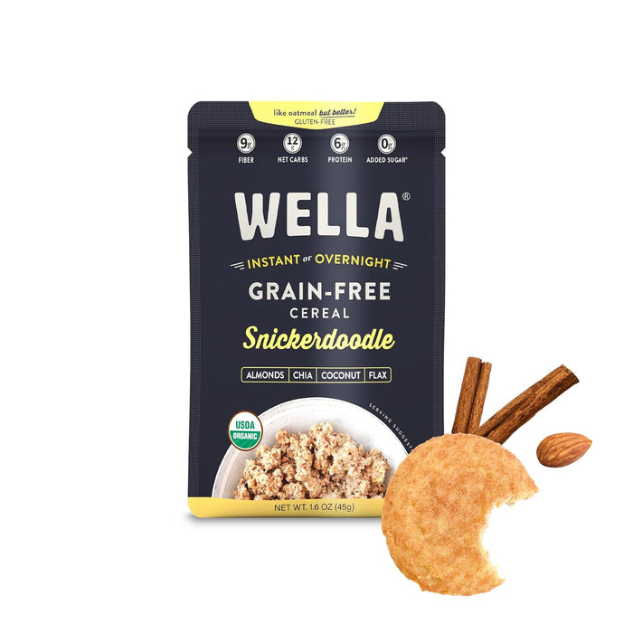 Wella Organic Cereal Snickerdoodle  Single-Serve 1.6 OZ