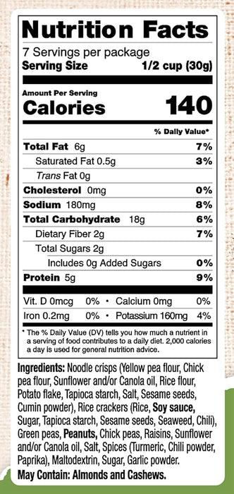 Bhuja Snacks Cracker Mix 7 oz