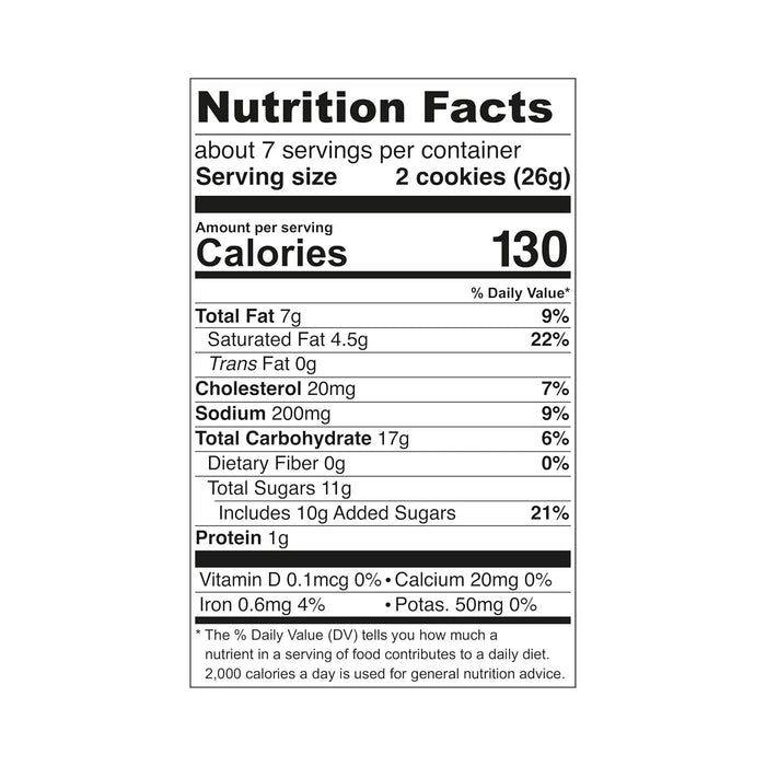 All Natural Cookies Salted Caramel Chocolate Chip