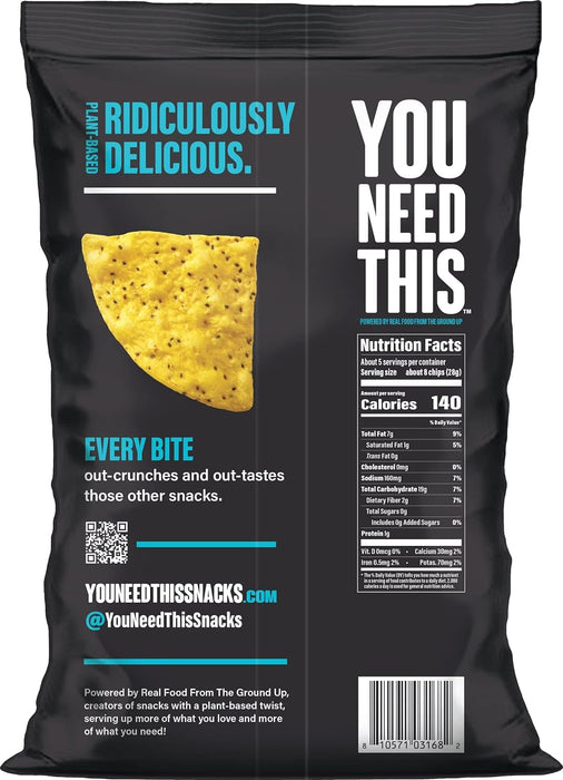 You Need This  Grain Free Sea Salt Tortilla Chips  5 Oz