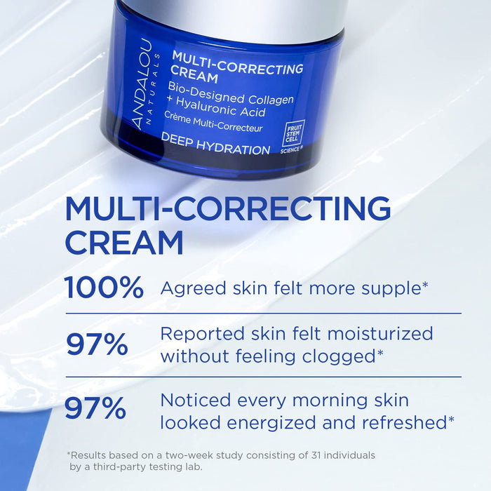 Andalou Naturals Cream Deep Hydration Multi Correcting 1 Each 1.7 Oz