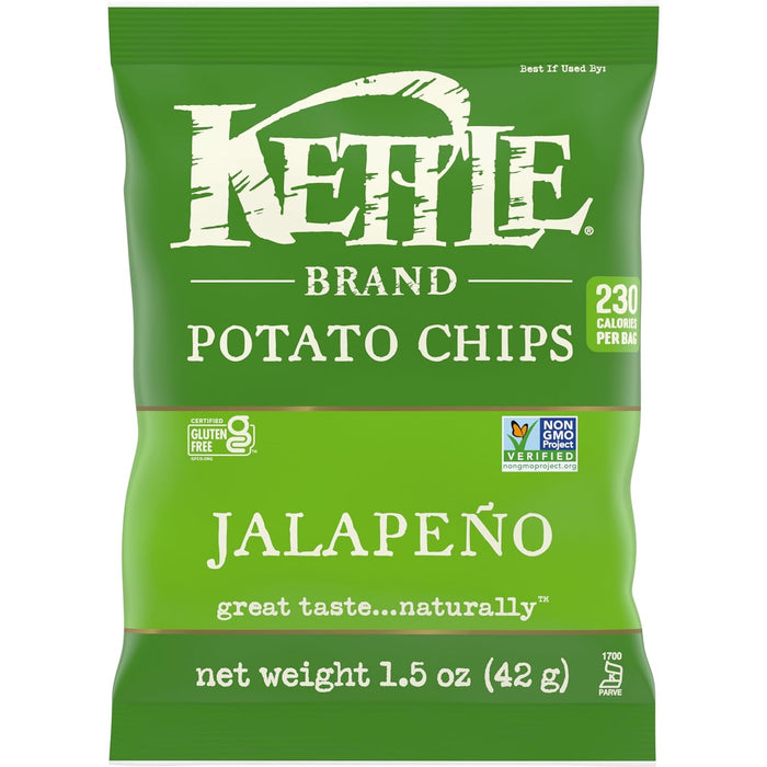 Kettle Brand  Jalapeno Potato Chips  1.5 Oz