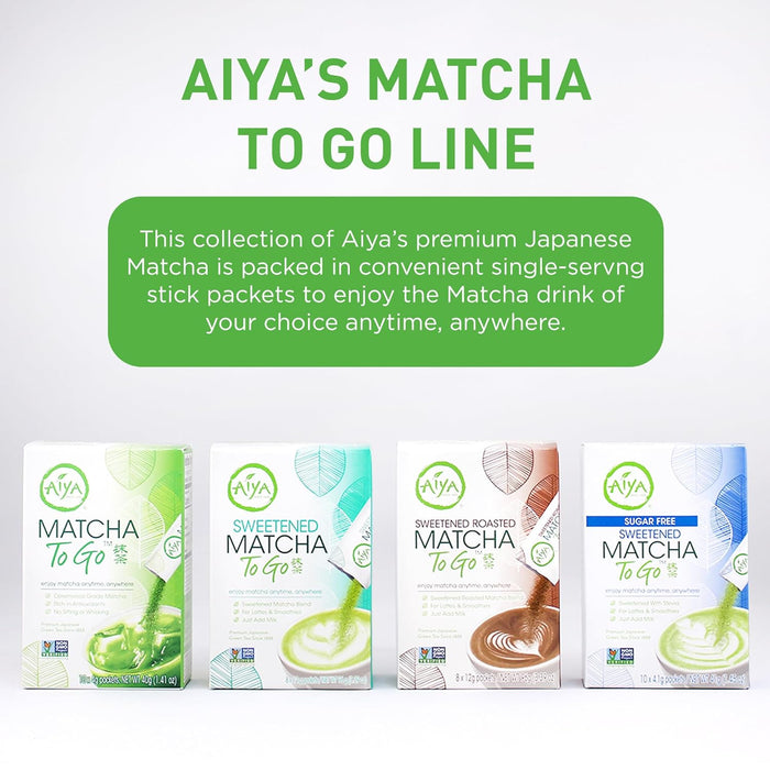 Aiya Tea Stick Matcha to Go 10 Ct