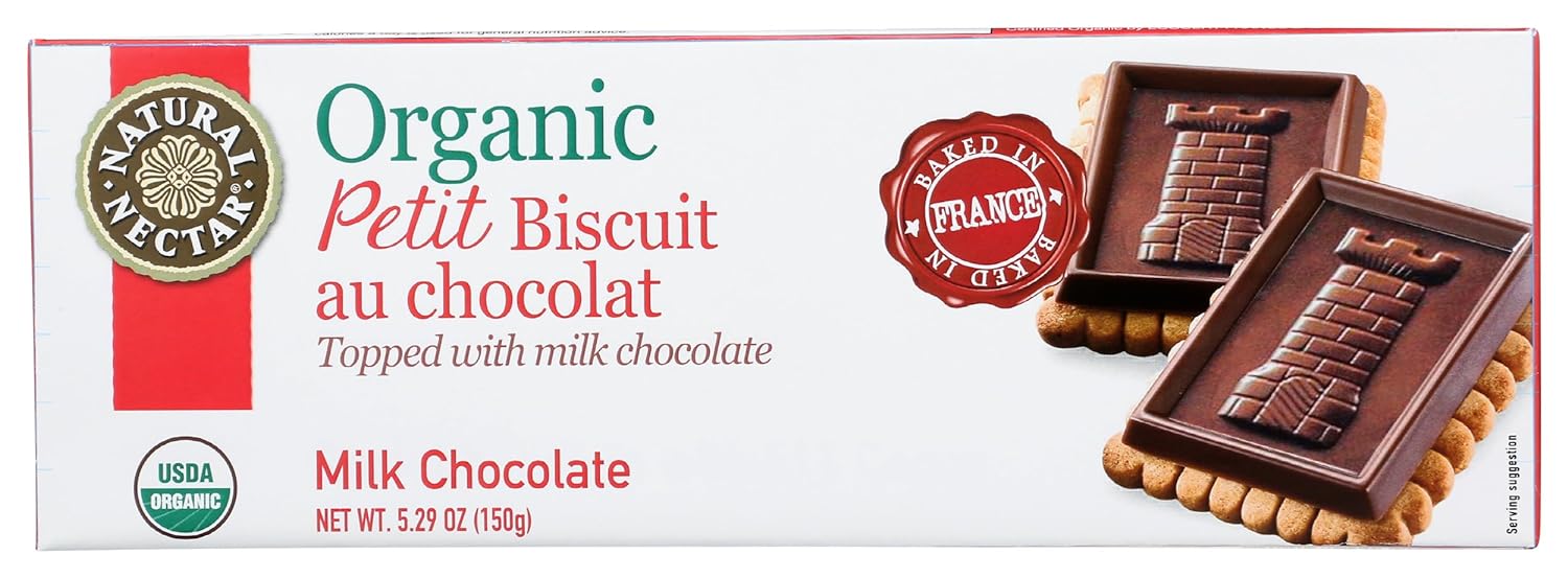 Natural Nectar  Biscuit Petit Milk Choco  5.29 Oz