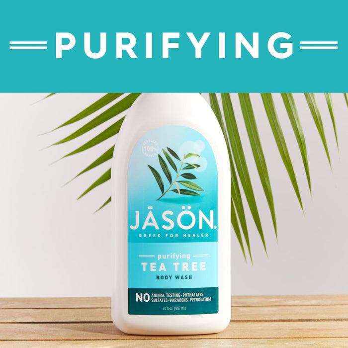 Jason Natural Products  Body Wash Pure Purifying Tea Tree 30 Fl