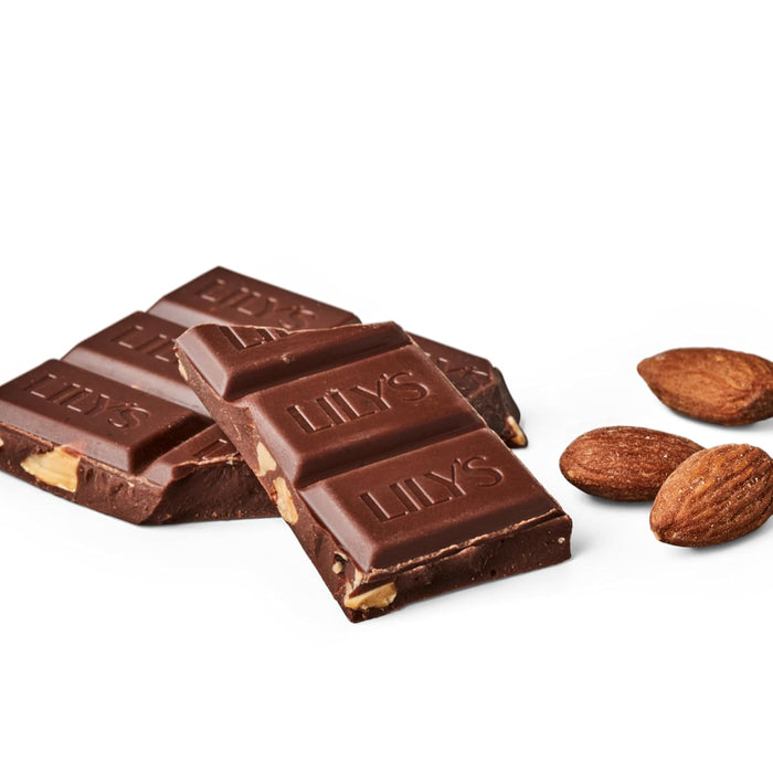 Lily's Milk Chocolate Style Stevia Sweetened Salted Almond Bar 3 oz