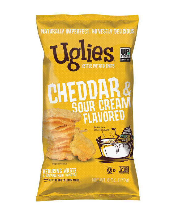 Uglies  Potato Chips Cheddar & Sour Cream  6 Oz