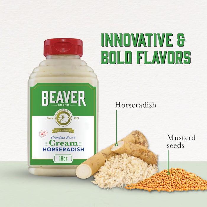 Beaverton Hot Cream Horseradish 12 oz