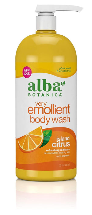 Alba Botanica Very Emollient Island Citrus Body Wash 1 Each 32 Oz