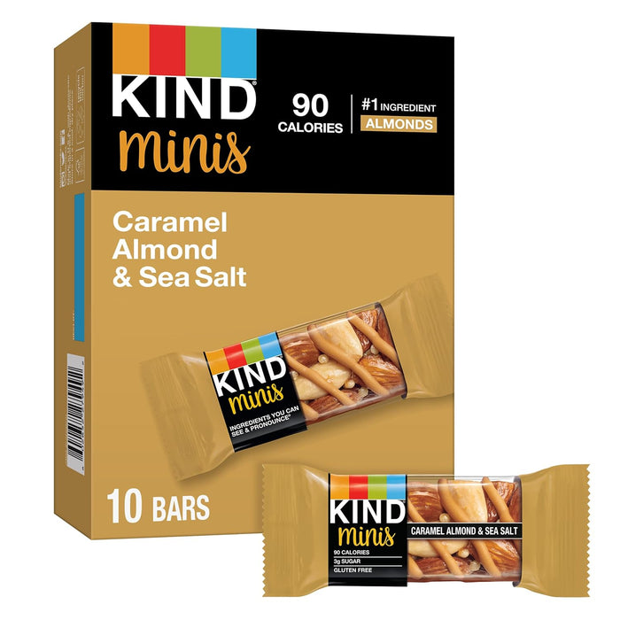 Kind  Bar Mini Caramel Almond Sea Salt   10/.7 Oz