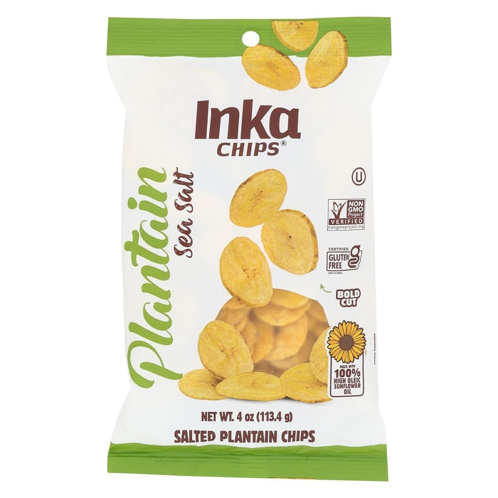 Inka Chips  Plantain Chips Sea Salt  4 Oz