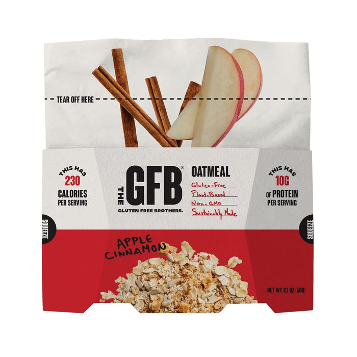 The Gfb   Apple Cinnamon Gluten Free Power Breakfast Oatmeal   2 Oz