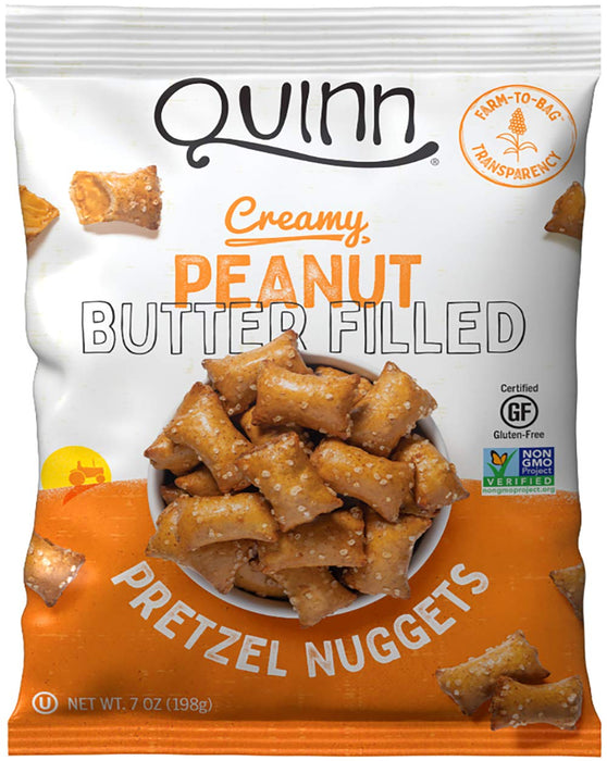 Quinn  Popcorn Pretzels Peanut Butter Nuggets  7 Oz