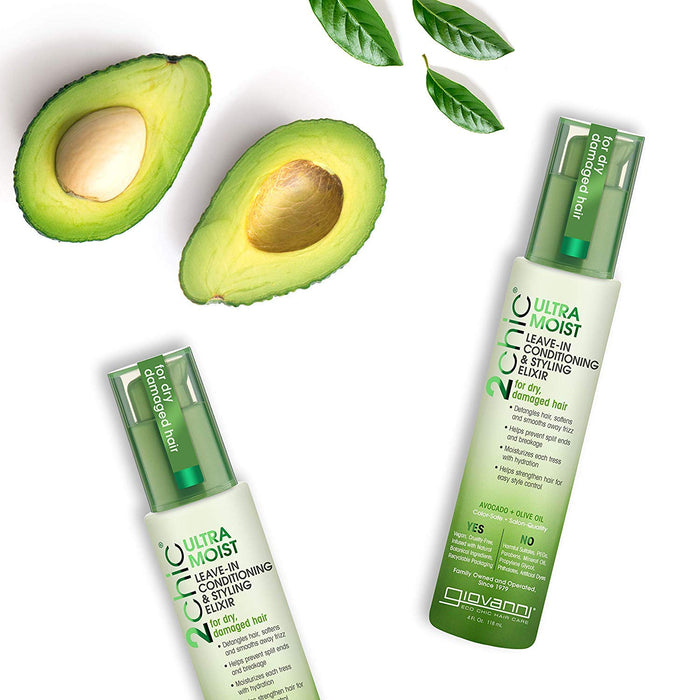 Giovanni  2Chic Avocado & Olive Oil Ultra Moist Leave-In Conditioner  1 Each  4 Oz