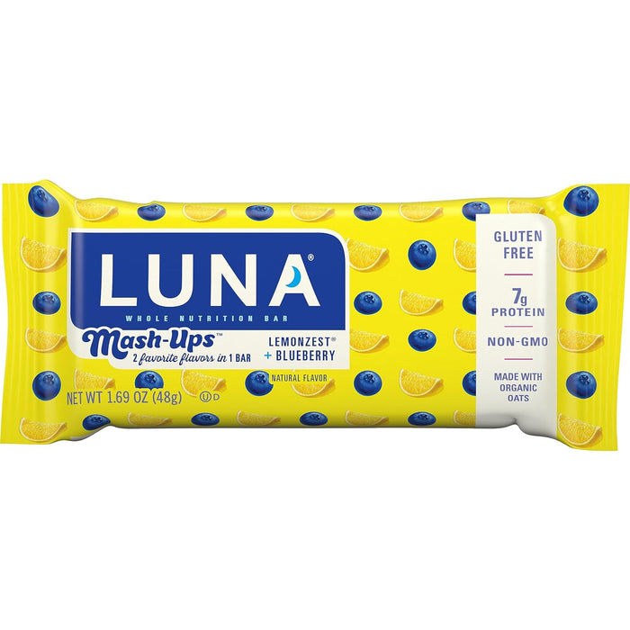 Luna  Whole Nutrition Bar Mashups Lemonzest Blueberry   1.69 Oz