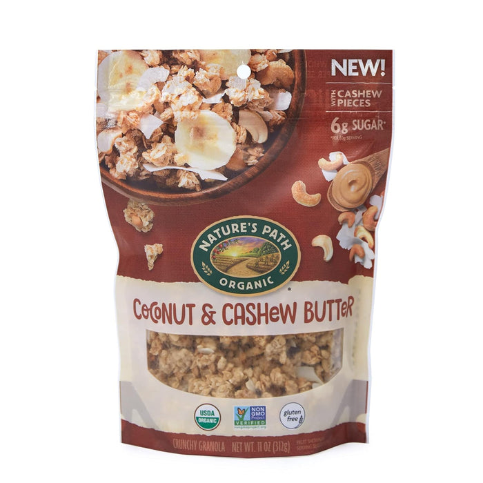 Nature'S Path  Organic Coconut Cashew Gluten Free Granola Pouch   11 Oz