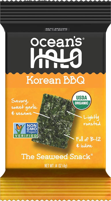 Oceans Halo Korean BBQ Seaweed  .14 OZ