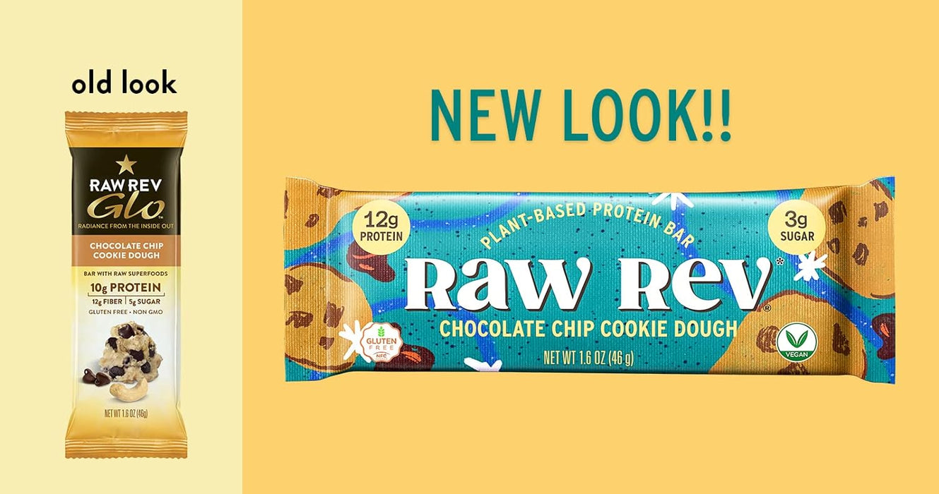 Raw Revolution  Bar Chocolate Chip Cookie Dough   1.6 Oz