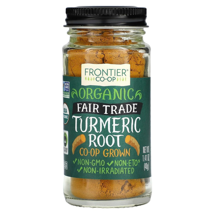 Frontier Nat Prod Co-Op  Turmeric Root Organic Fair Trade Certified Ground  1 Each  1.41 Oz