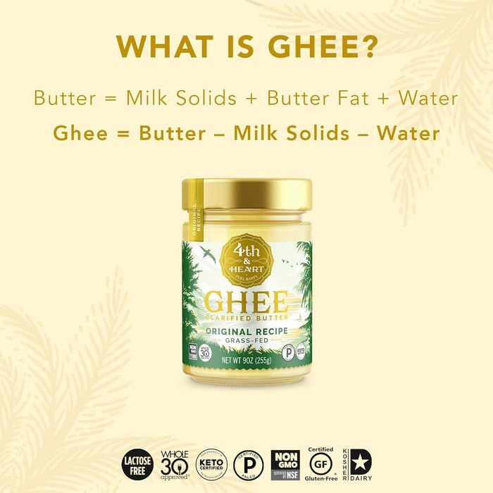 4Th & Heart  Ghee Butter Original Recipe   9 Oz