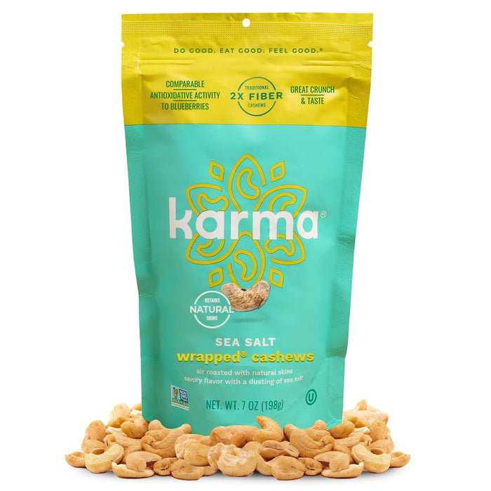 Karma Nuts Sea Salt Wrapped Cashews 7 oz