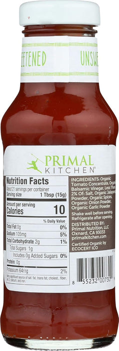 Primal Kitchen Unsweetened Spicy Ketchup Organic 11.3 oz