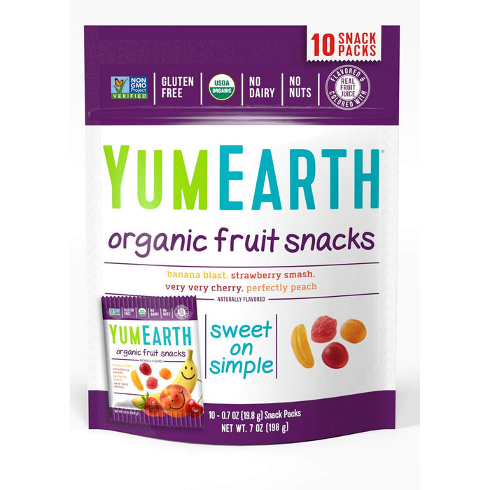 YumEarth  Organic Fruit Snacks 6.2 oz