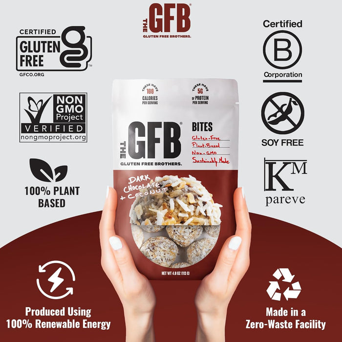 The Gfb  Nutrition Bites Dark Chocolate Coconut   4 Oz