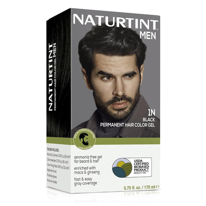 Naturtint Black Permanent Hair Color Gel 5.75 Fl 1N Black