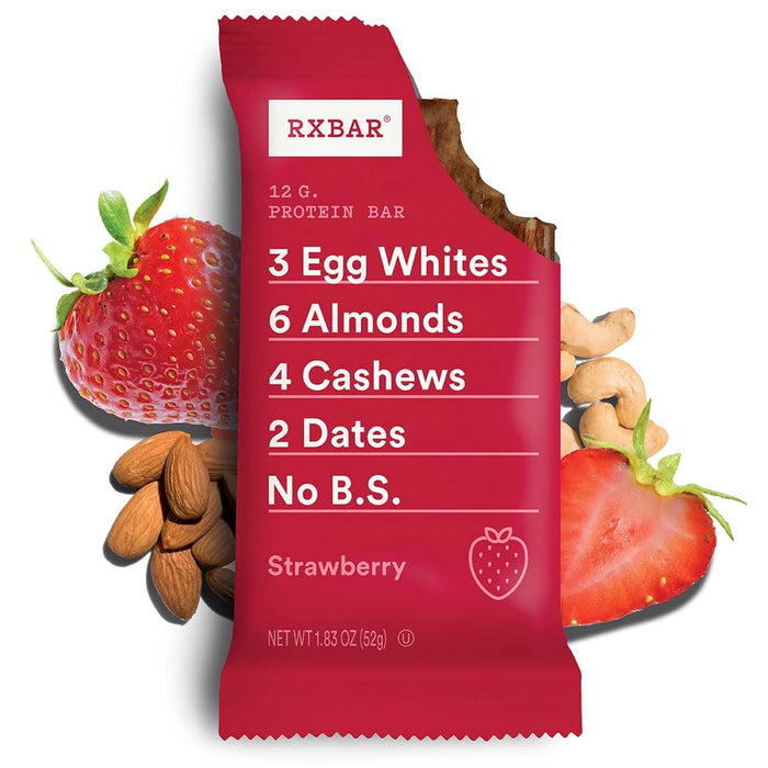 Rxbar Protein Bar; Strawberry 1.83 OZ